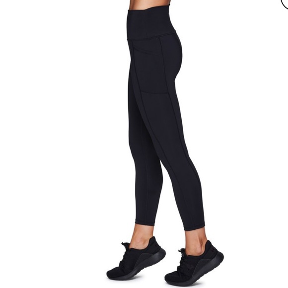 🆕*RBX High Rise Active Wear Leggings•Ankle Length•Thigh Pocket •Compression•Dry - Picture 9 of 16